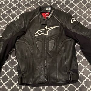 Alpinestars Street Bike Race Leather Jacket